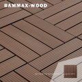 100% Recyclable Fireproof Double Sturdy Interlocking Outdoor WPC Deck Tiles with DIY Installation